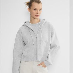 Aritzia Boyfriend Gray Hoodie